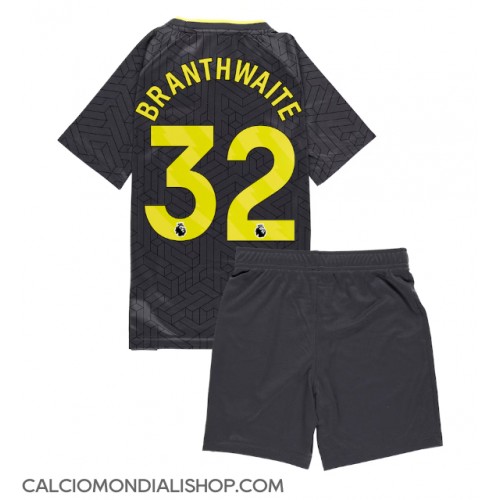 Maglie da calcio Everton Jarrad Branthwaite #32 Seconda Maglia Bambino 2024-25 Manica Corta (+ Pantaloni corti)